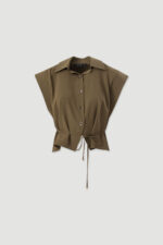 BLUSA VERDE FLUIDA COM CINTO FERRACHE - Image 4