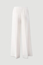 CALÇA BRANCA WIDE LEG EM TECIDO FLUIDO FERRACHE - Image 4