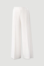 CALÇA BRANCA WIDE LEG EM TECIDO FLUIDO FERRACHE - Image 3