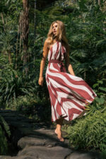 VESTIDO COMPRIDO ESTAMPADO DECOTE HALTER FERRACHE - Image 3