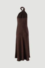VESTIDO MIDI CASTANHO DECOTE HALTER FERRACHE - Image 5
