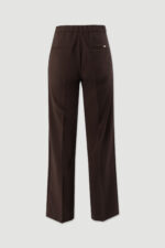CALÇA CASTANHA COM CINTO ELÁSTICO FERRACHE - Image 3