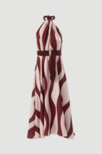 VESTIDO COMPRIDO ESTAMPADO DECOTE HALTER FERRACHE - Image 4