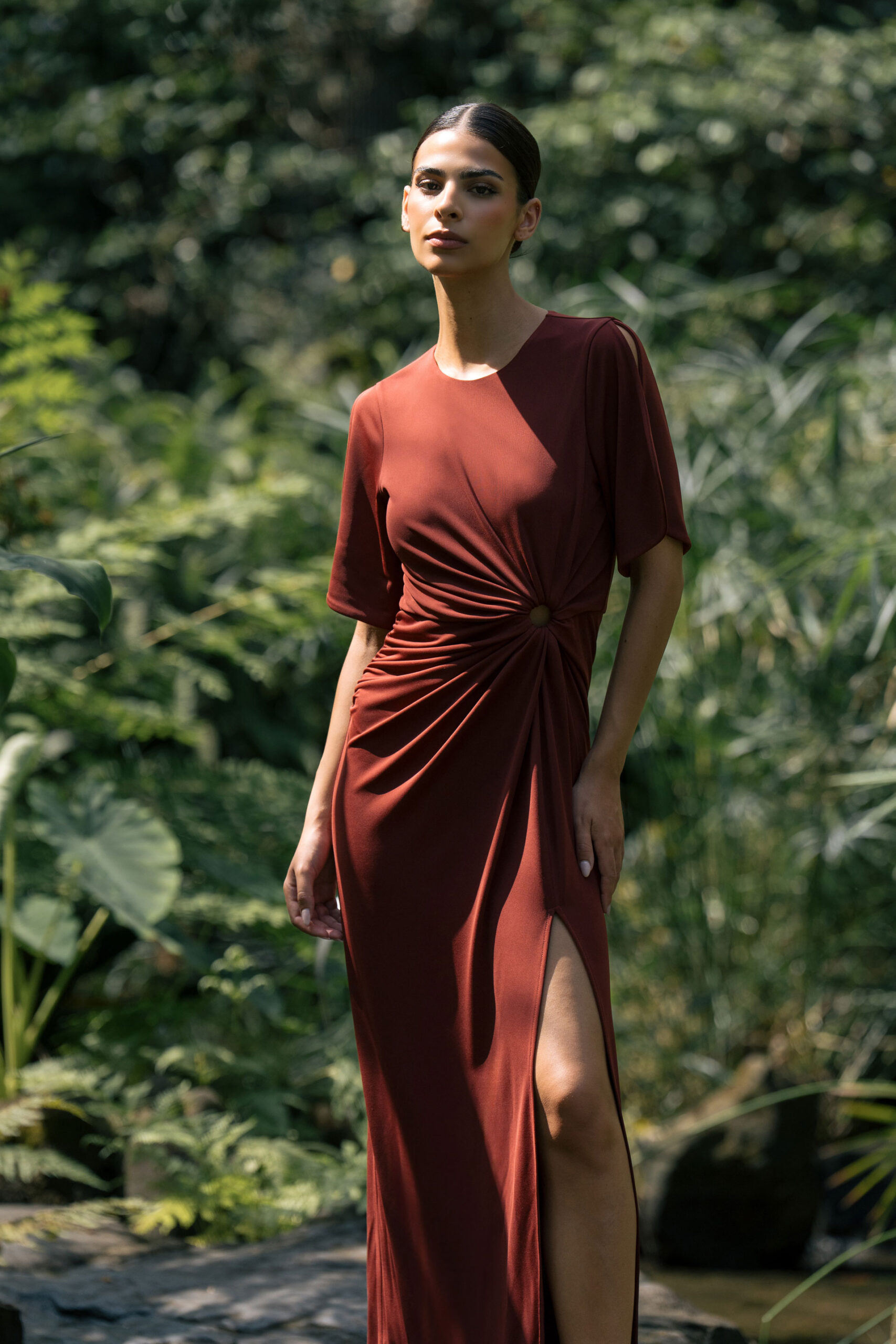 1784276956_fe64f96be6289e6cb7443ad0723273ad VESTIDO COMPRIDO BORDO COM DETALHE CUT-OUT FERRACHE - Image 1