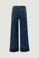 JEANS WIDE LEG COM DETALHE DE BAINHA FERRACHE - Image 3