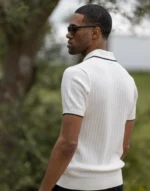 POLO TRICOT FALSO LISO COM FECHO BRANCO ZOLF - Image 3