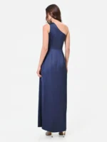 VESTIDO ASSIMÉTRICO AZUL MARINHO RINASCIMENTO - Image 3