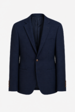 BLAZER AZUL MARINHO TEXTURADO PONTO CHIC