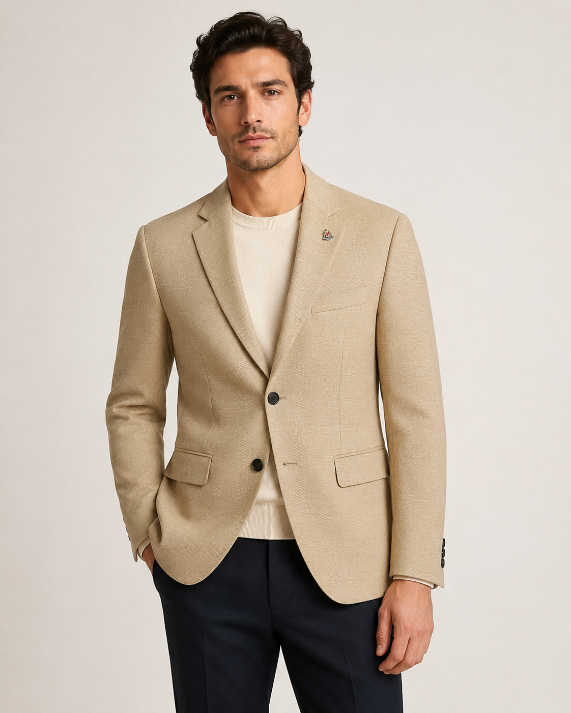ChatGPT Image 20_07_2026, 17_32_57 BLAZER BEGE PONTO CHIC - Image 1