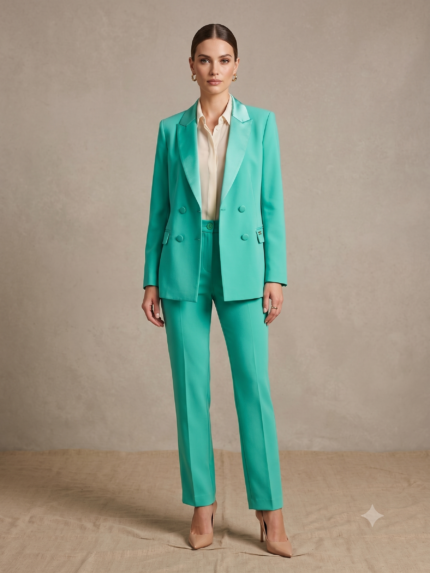 CALÇA VERDE DE ALFAIATARIA ROBERTA BIAGI