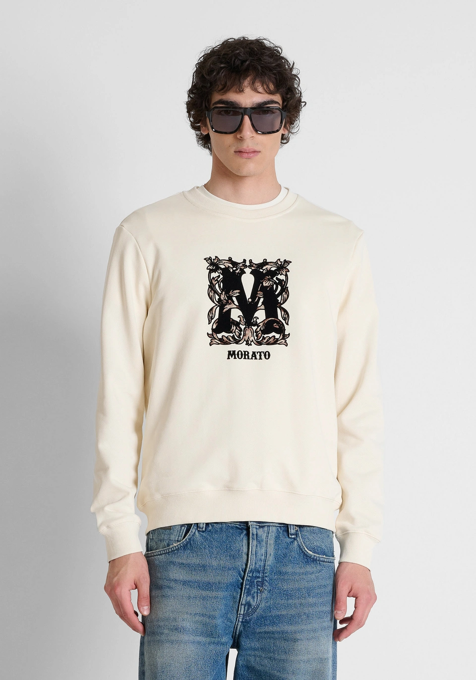 MMFL01144-FA150234-1021_02 SWEATSHIRT CRU COM ESTAMPADO ANTONY MORATO - Image 1