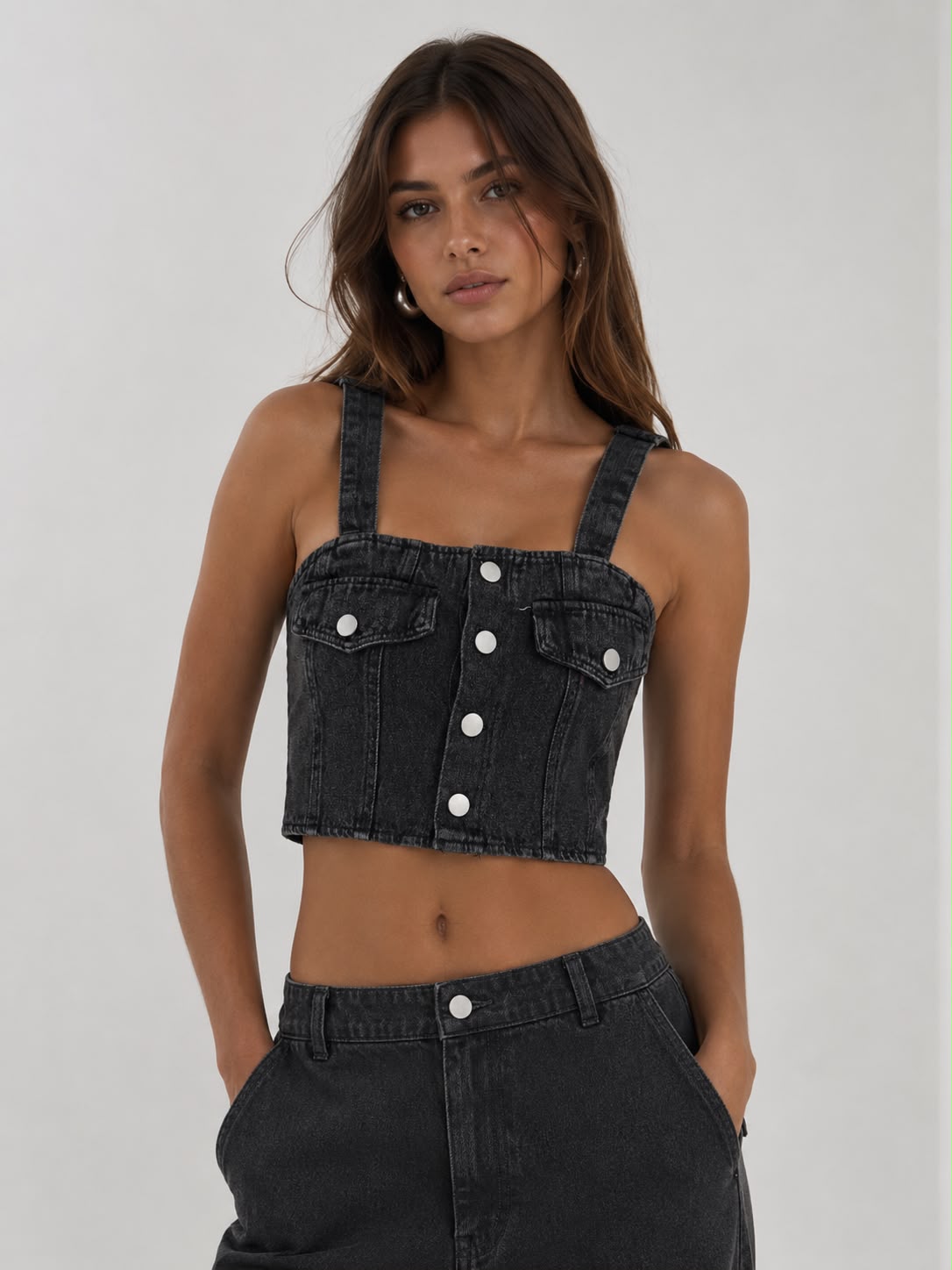 WhatsApp Image 2026-07-21 at 18.23.58 TOP DE GANGA PRETO PONTO CHIC - Image 1