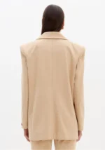 BLAZER EM EFEITO CAMURÇA BEGE AREIA LANÇA PERFUME - Image 4