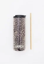 COPO COM PALHINHA E PADRÃO LEOPARDO LANÇA PERFUME