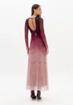 VESTIDO MIDI DEGRADÊ COM DECOTE NAS COSTAS LANÇA PERFUME - Image 3