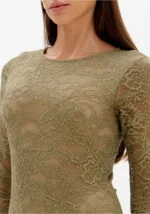 BODY VERDE OLIVA EM RENDA LANÇA PERFUME - Image 3