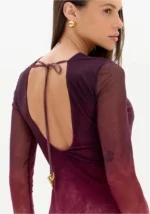 VESTIDO MIDI DEGRADÊ COM DECOTE NAS COSTAS LANÇA PERFUME - Image 4