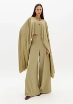 CALÇA FLUIDA VERDE OLIVA LANÇA PERFUME