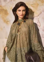 VESTIDO EM RENDA VERDE OLIVA LANÇA PERFUME - Image 3