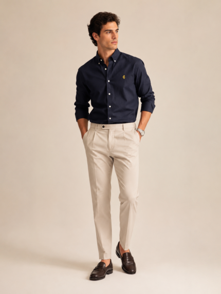 CAMISA AZUL MARINHO SLIM FIT IC WEAR