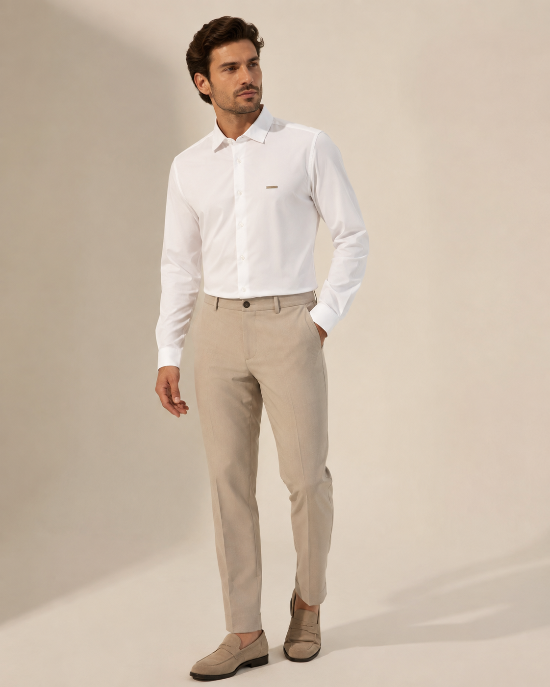 ChatGPT Image 4_08_2026, 12_26_18 CAMISA BRANCA REGULAR FIT INVICTUS - Image 1