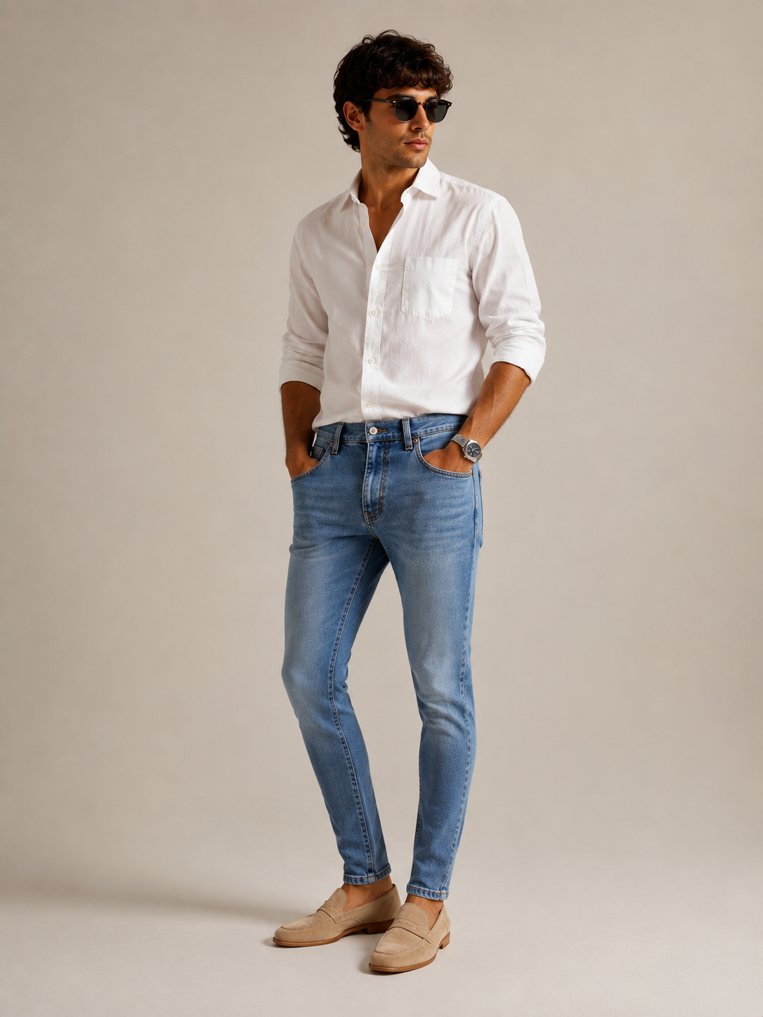 ChatGPT Image 7_08_2026, 12_10_46 JEANS AZUL CLARO SLIM FIT LFR SPORT - Image 1